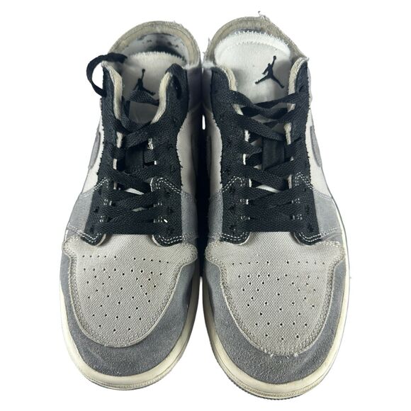 Nike Air Jordan 1 Low SE Craft Mens Size 9 Tech Grey Black Cement DZ4135 002 - Picture 4 of 11